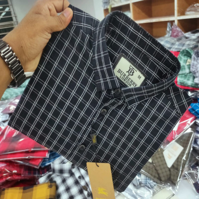 Garments Cotton full Sleeve Check Shirt for Men's