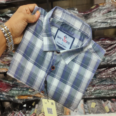 Garments Cotton full Sleeve Check Shirt for Men's