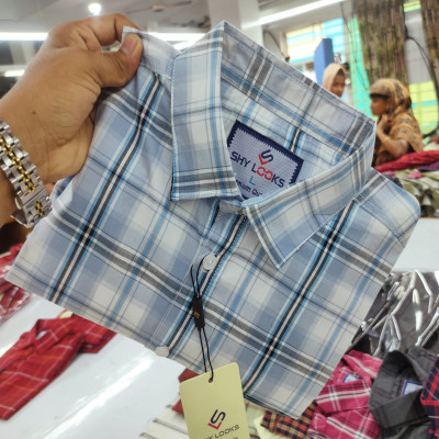 Garments Cotton full Sleeve Check Shirt for Men's