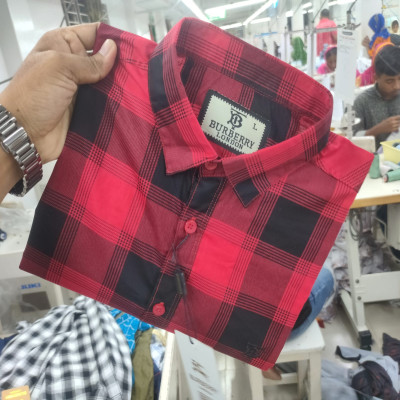 Garments Cotton full Sleeve Check Shirt for Men's