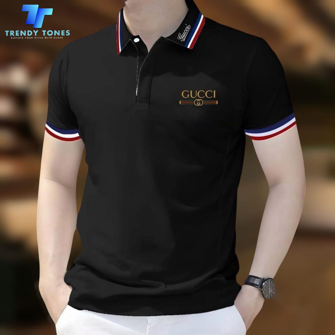 Exclusive Design PK Polo Shirt(Solid Black)