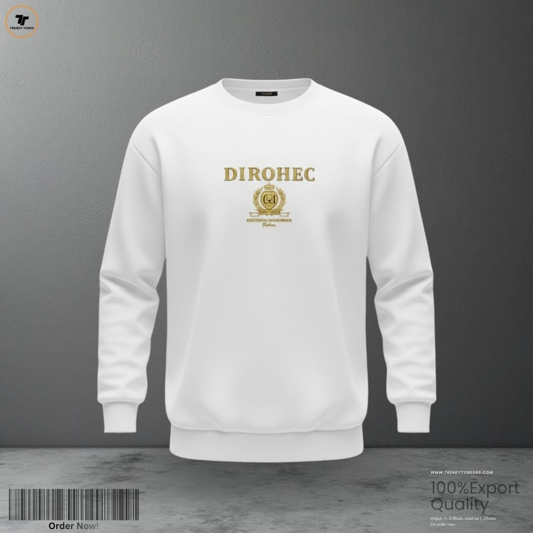 Solid Sweatshirt (White)