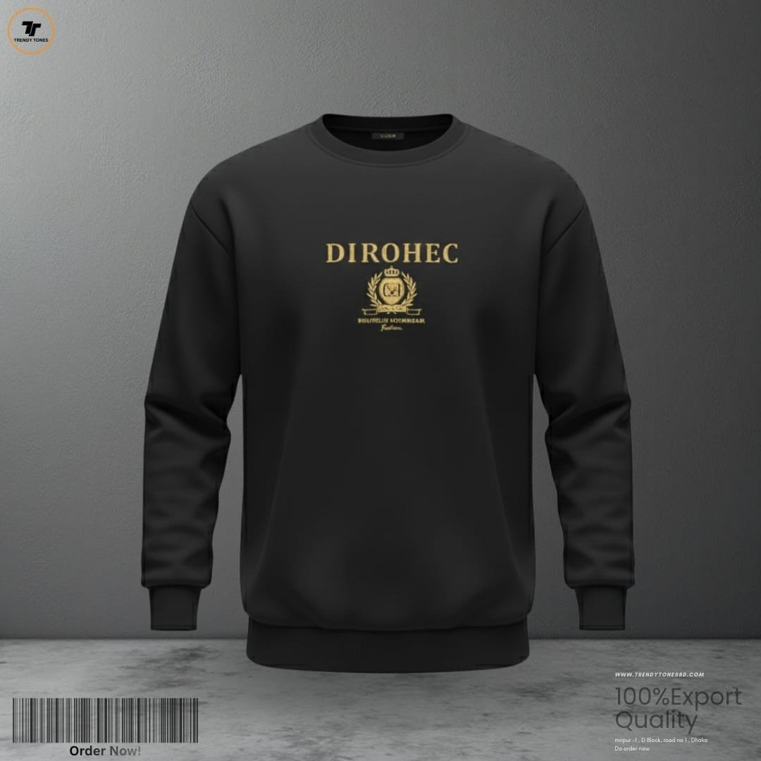 Solid Sweatshirt (Black)