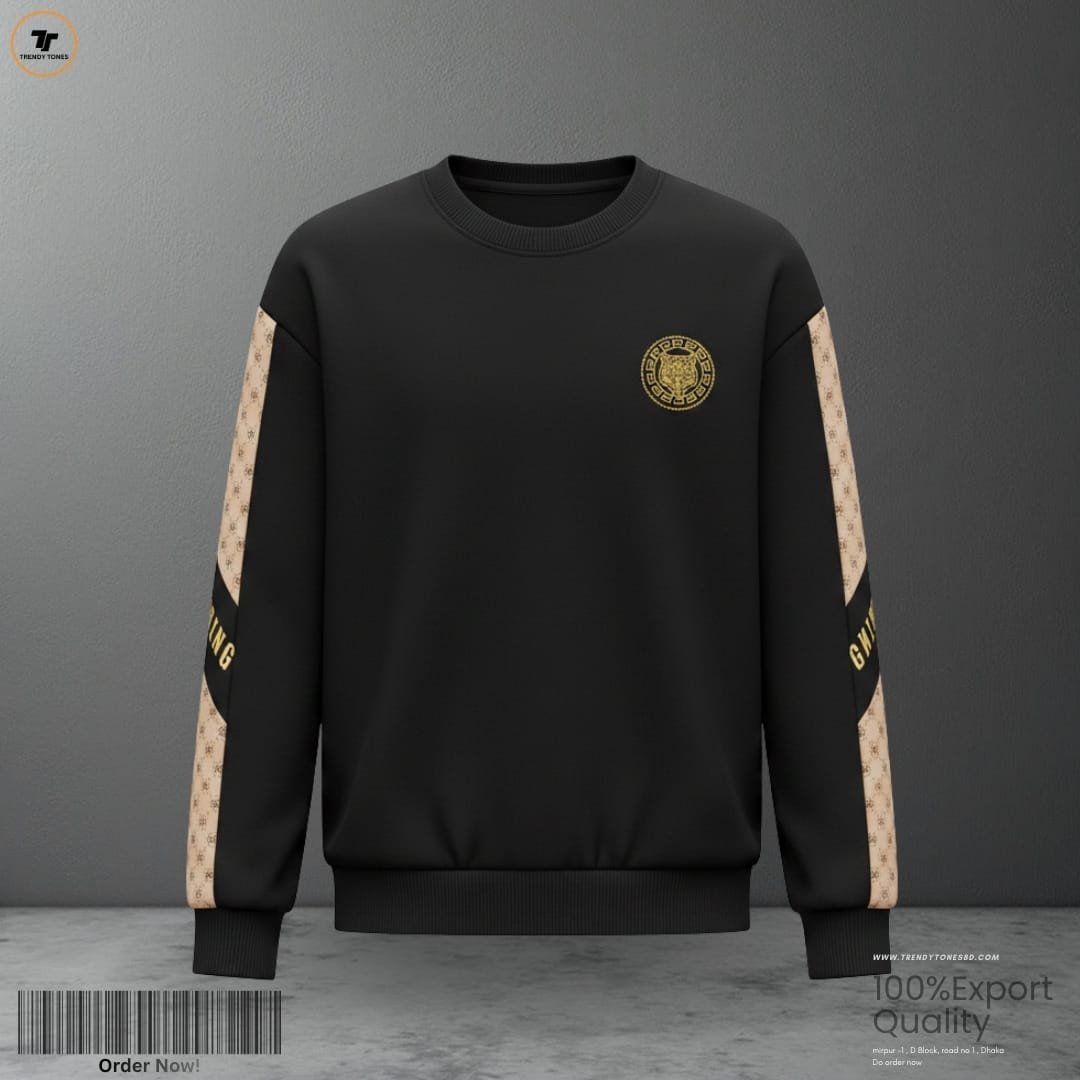 Contrast Sweatshirt (Black)