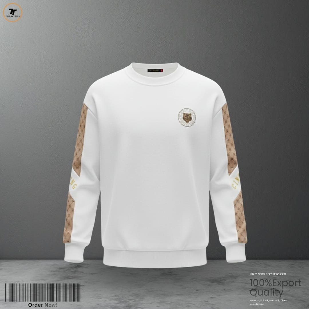 Contrast Sweatshirt (White)