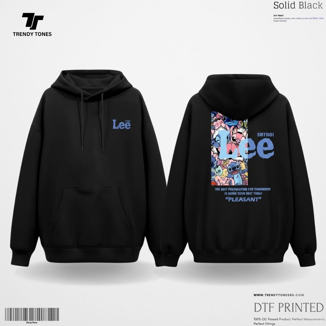 Lee Blue Print Hoodie