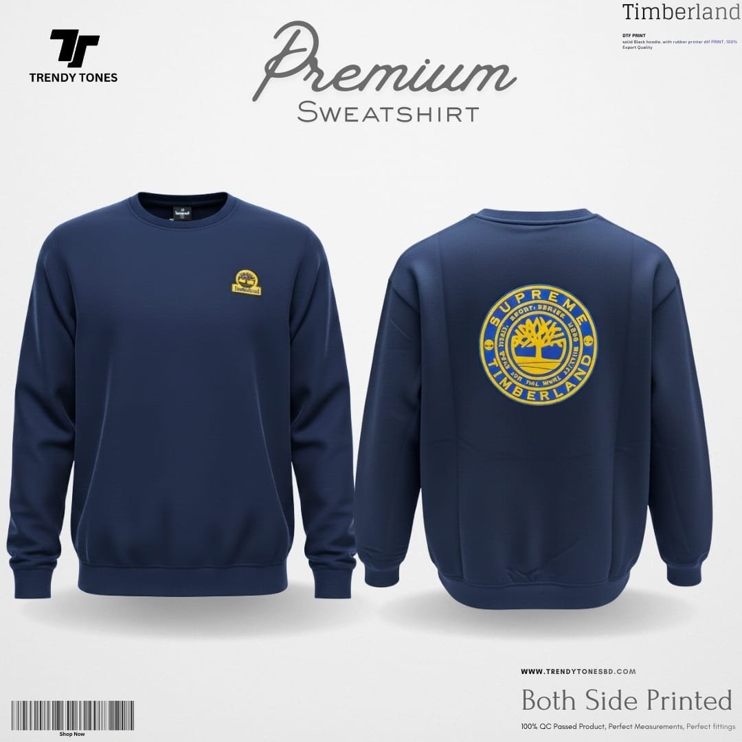 Timberland Sweatshirt (Navy Blue)