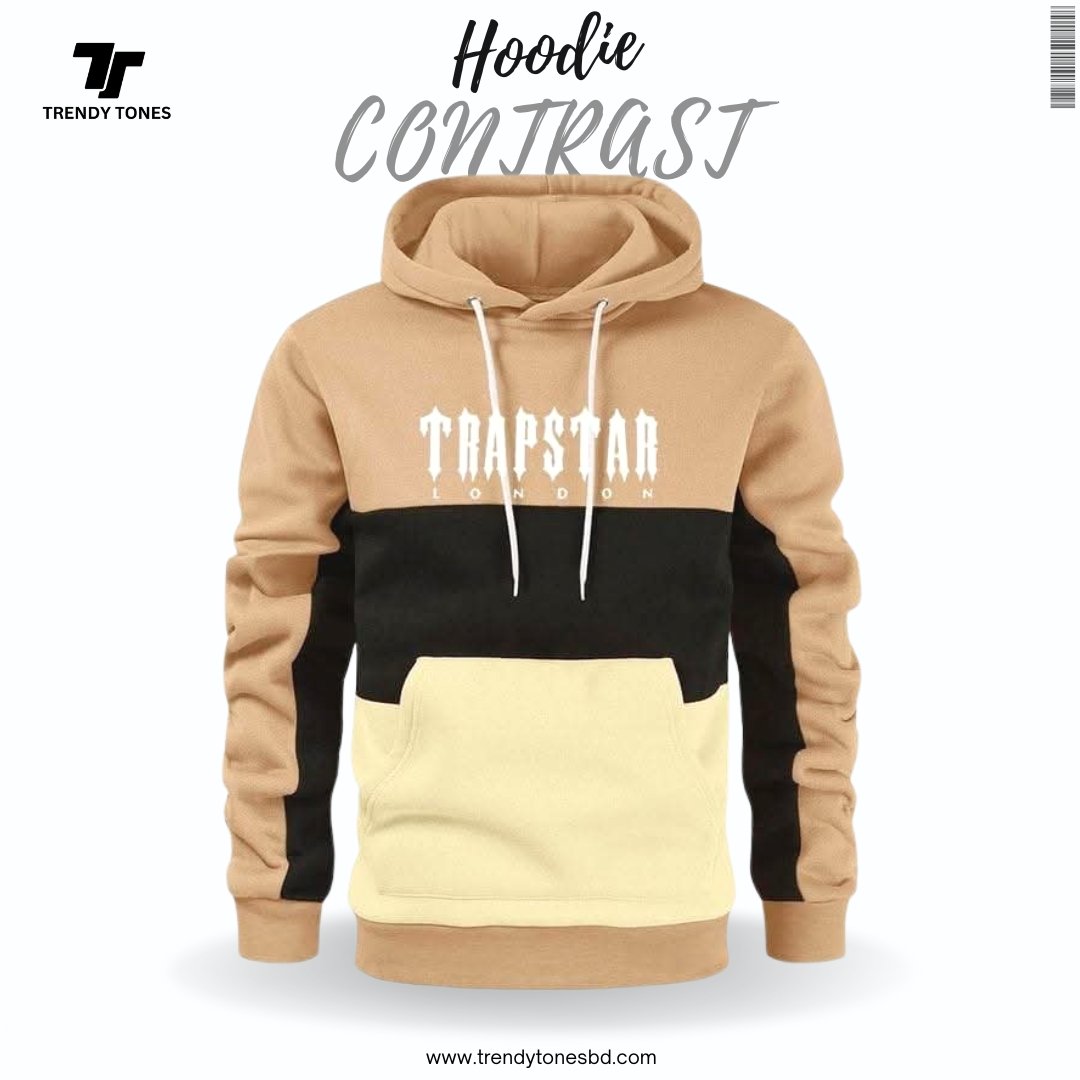 Premium Trapstar Hoodie Mustered Contrast